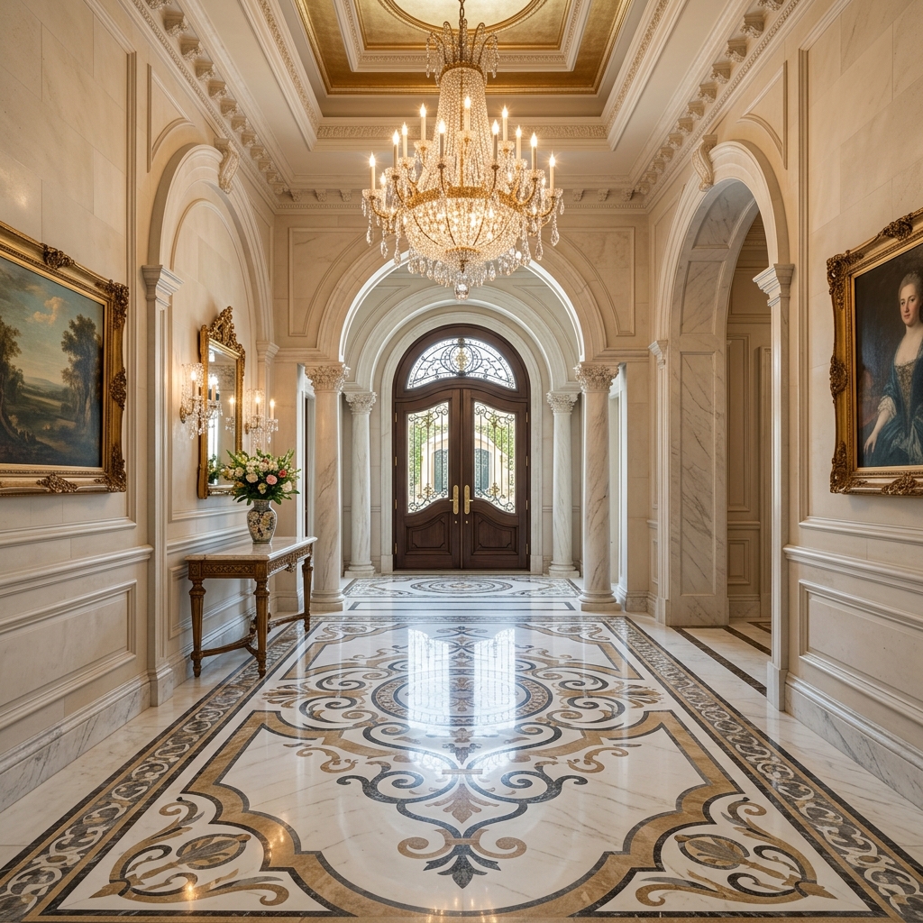 Grand Entrance Waterjet Foyer